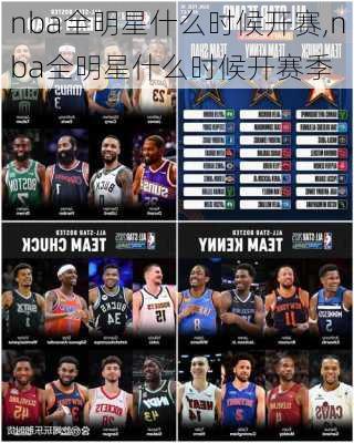 nba全明星什么时候开赛,nba全明星什么时候开赛季
