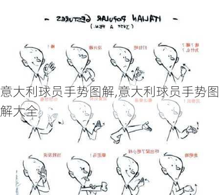 意大利球员手势图解,意大利球员手势图解大全