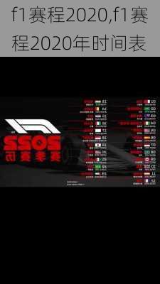 f1赛程2020,f1赛程2020年时间表