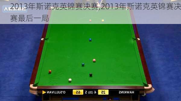 2013年斯诺克英锦赛决赛,2013年斯诺克英锦赛决赛最后一局
