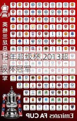 13年超级杯,2013超级杯冠军