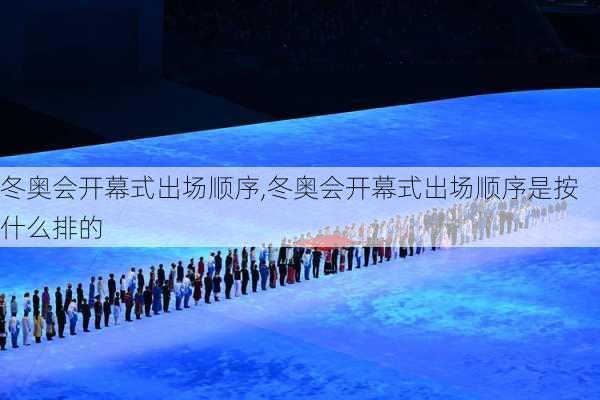冬奥会开幕式出场顺序,冬奥会开幕式出场顺序是按什么排的