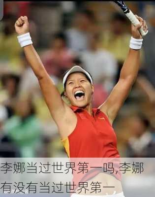 李娜当过世界第一吗,李娜有没有当过世界第一