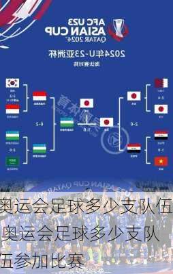 奥运会足球多少支队伍,奥运会足球多少支队伍参加比赛