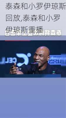 泰森和小罗伊琼斯回放,泰森和小罗伊琼斯重播