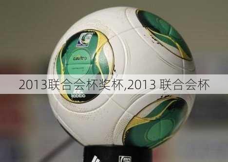 2013联合会杯奖杯,2013 联合会杯