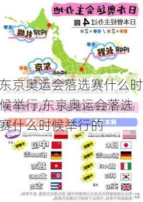 东京奥运会落选赛什么时候举行,东京奥运会落选赛什么时候举行的