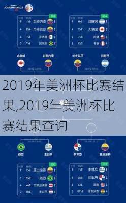2019年美洲杯比赛结果,2019年美洲杯比赛结果查询