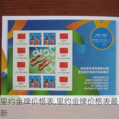 里约金牌价格表,里约金牌价格表最新