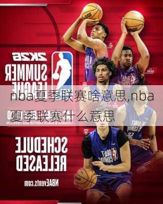 nba夏季联赛啥意思,nba夏季联赛什么意思