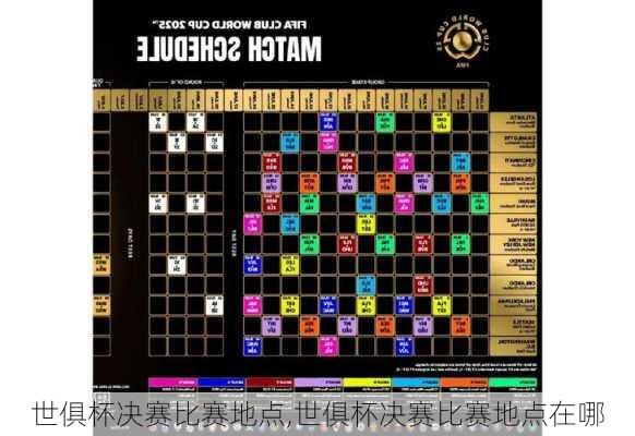 世俱杯决赛比赛地点,世俱杯决赛比赛地点在哪