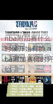 nba附加赛什么时候开始有的,nba附加赛何时开始