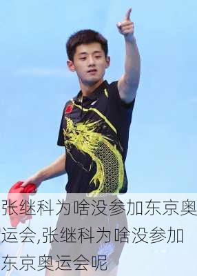 张继科为啥没参加东京奥运会,张继科为啥没参加东京奥运会呢