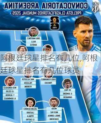阿根廷球星排名有几位,阿根廷球星排名有几位球员