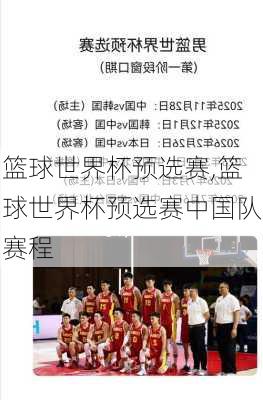 篮球世界杯预选赛,篮球世界杯预选赛中国队赛程