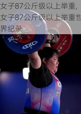 女子87公斤级以上举重,女子87公斤级以上举重世界纪录