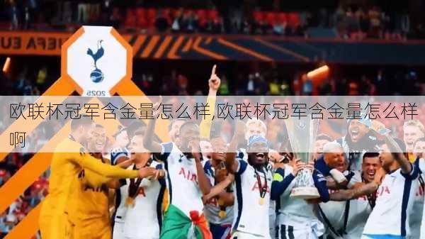 欧联杯冠军含金量怎么样,欧联杯冠军含金量怎么样啊