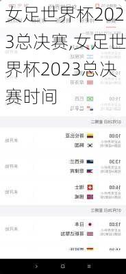 女足世界杯2023总决赛,女足世界杯2023总决赛时间