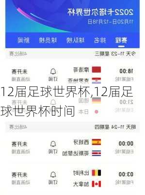 12届足球世界杯,12届足球世界杯时间