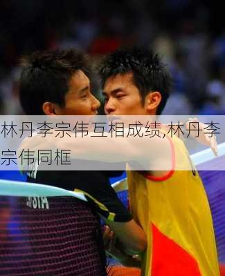 林丹李宗伟互相成绩,林丹李宗伟同框