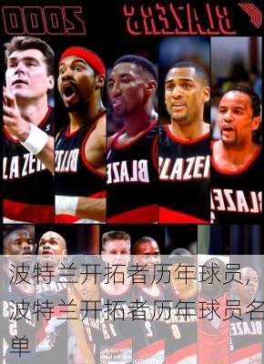 波特兰开拓者历年球员,波特兰开拓者历年球员名单