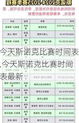 今天斯诺克比赛时间表,今天斯诺克比赛时间表最新