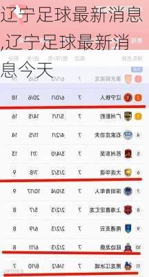 辽宁足球最新消息,辽宁足球最新消息今天