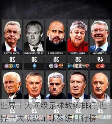 世界十大顶级足球教练排行,世界十大顶级足球教练排行榜