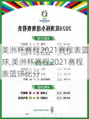 美洲杯赛程2021赛程表篮球,美洲杯赛程2021赛程表篮球比分